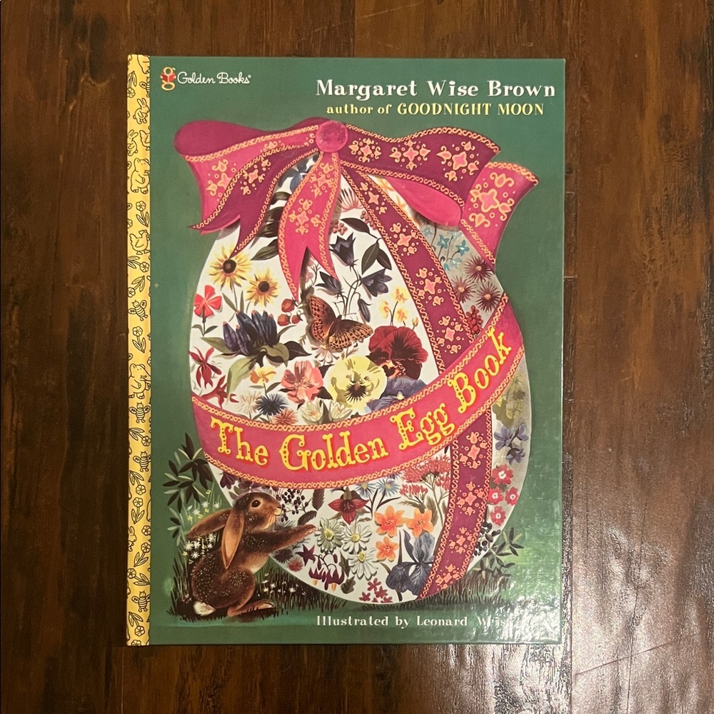5/$10 Kids Book | The Golden Egg Book by Margaret Wise Brown Vintage 1975